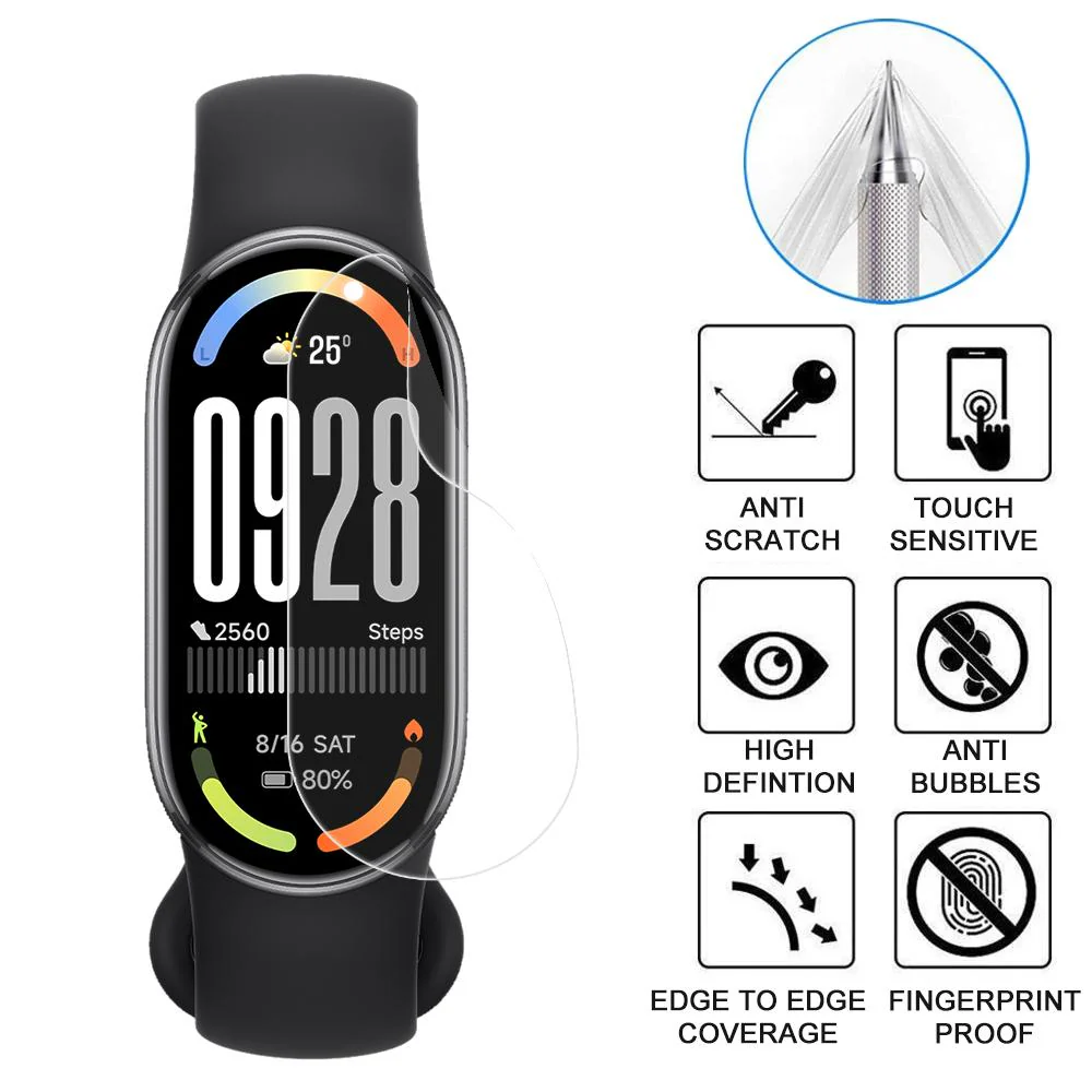 For Xiaomi Smart Band 10 5pcs xDfind Soft Hydrogel Film Full Cover Front Protector - Image 3