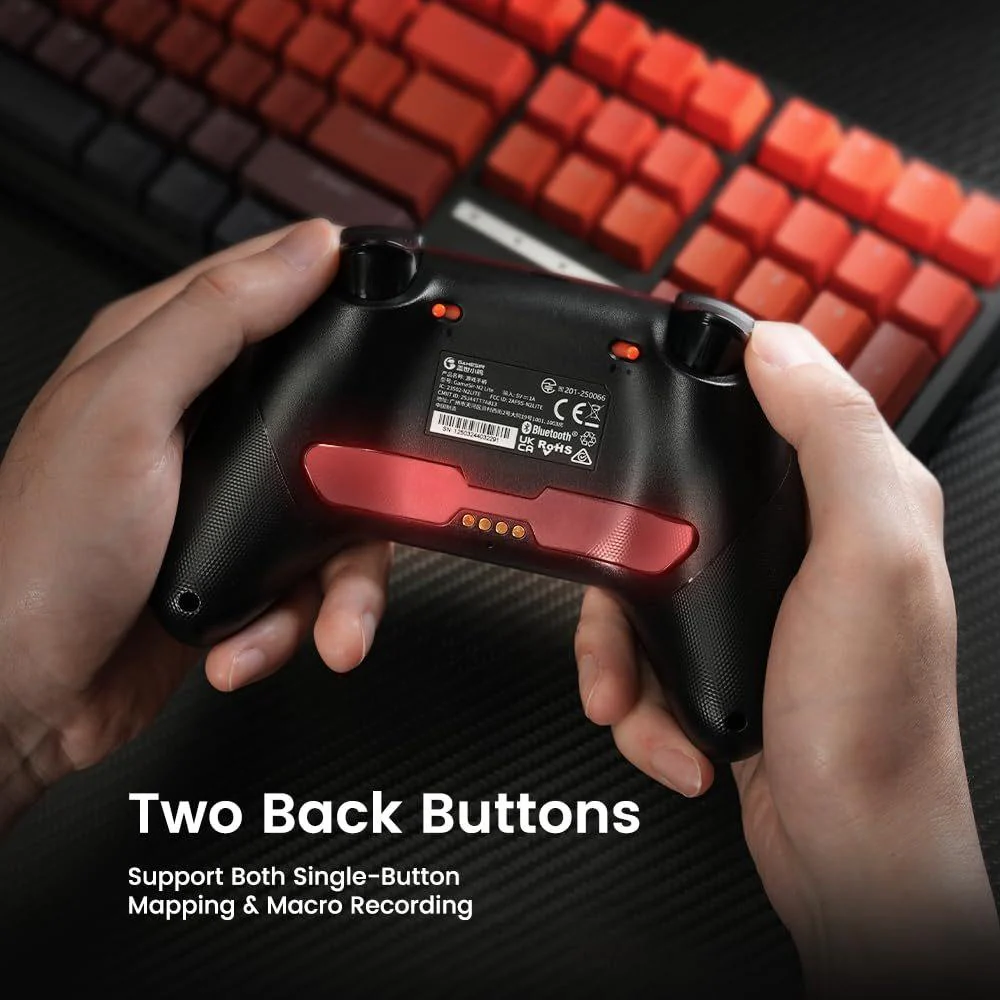 GameSir Nova 2 Lite Tri-Mode Wireless Game Controller for Switch / Steam / PC / iOS / Android(White) - Image 8