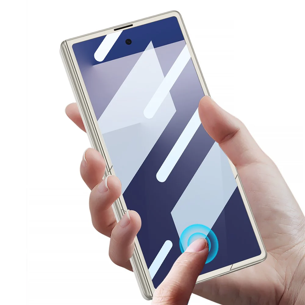 GKK For Samsung Galaxy Z Fold7 5G Case Magnetic Hinge Protection PC Tempered Glass Slim Phone Cover - Titanium Grey - Image 5