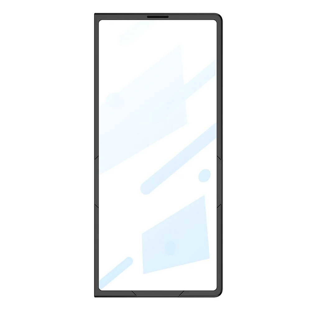 GKK For Samsung Galaxy Z Fold7 5G Case PC + Tempered Glass Ultra Slim Phone Cover - Black - Image 3