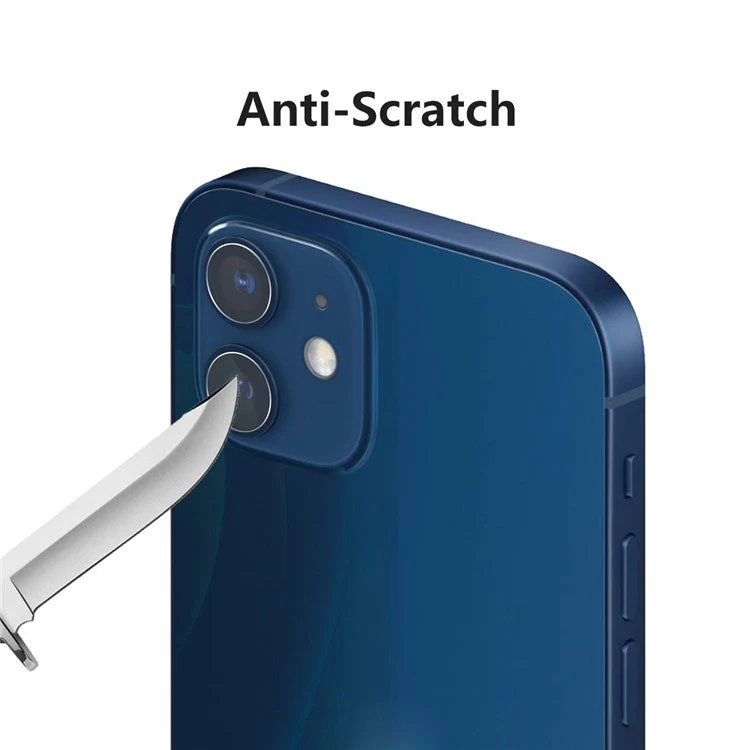 HAT PRINCE 0.2mm 9H 2.15D Arc Edges Tempered Glass Film Camera Lens Protector 2Pcs/Group for iPhone 12 / 12 mini - Image 3