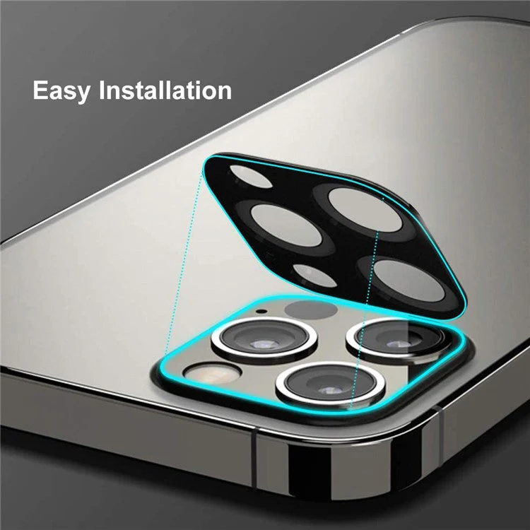 HAT PRINCE Full Coverage Silk Printing Tempered Glass Back Camera Lens Protector for iPhone 12 - Image 5