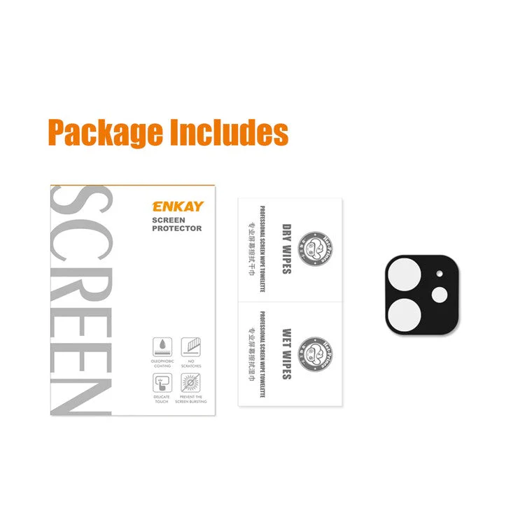 HAT PRINCE Full Coverage Silk Printing Tempered Glass Back Camera Lens Protector for iPhone 12 - Image 7