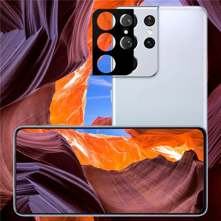 HD Camera Lens Protector for Samsung Galaxy S21 Ultra, Scratch-Resistant Tempered Glass Back Camera Protection - Image 7