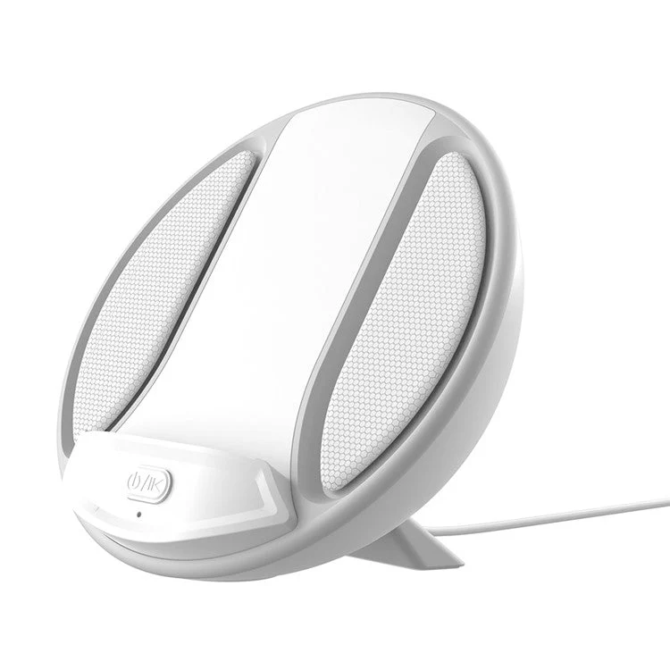 HT-529 15W Wireless Charger Phone Charging Pad with Bluetooth Speaker Function - White - Image 3