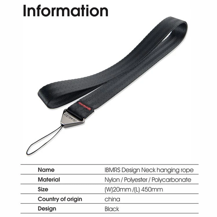 IBMRS Nylon Anti-lost Phone Carrying Long Lanyard Neck Shoulder Strap - Image 7