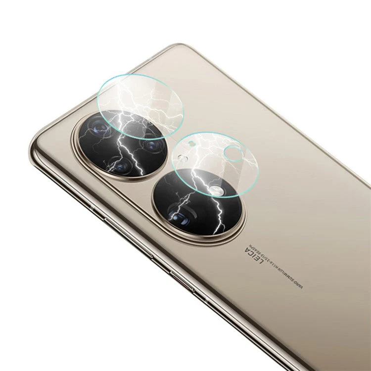 IMAK 1 Set Ultra Clear Round Ring Tempered Glass Rear Camera Lens Protector Film for Huawei P50 Pro - Image 6