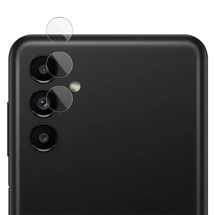 IMAK 2 Sets Full Coverage Abrasion-resitant Circle Tempered Glass Camera Lens Protectors for Samsung Galaxy A13 5G - Image 5
