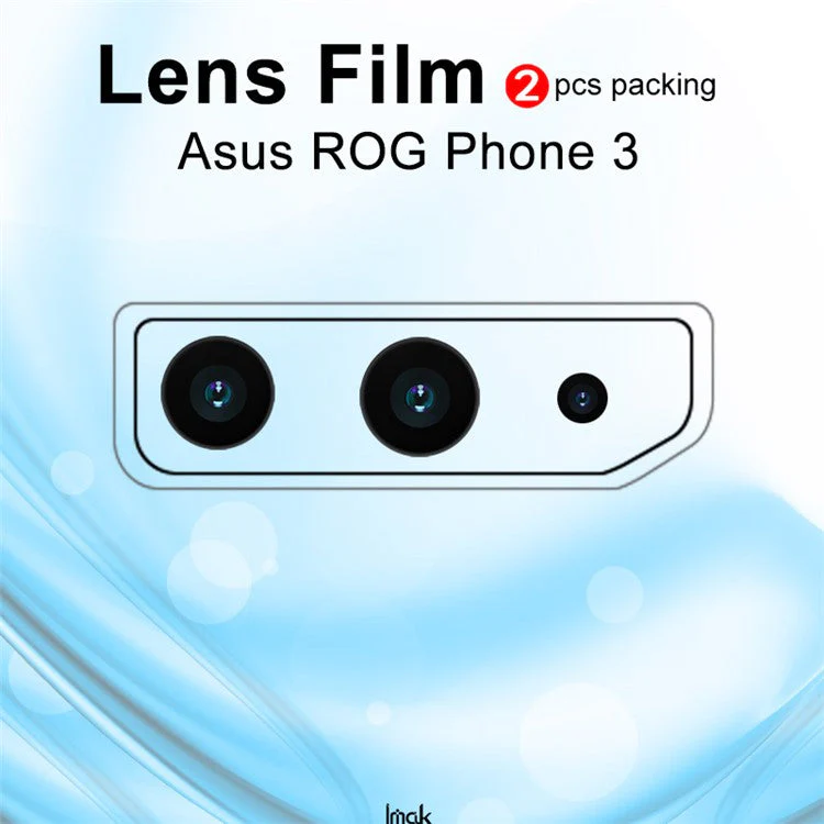 IMAK 2Pcs/Pack High Definition Camera Lens Film for Asus ROG Phone 3 ZS661KS - Image 5