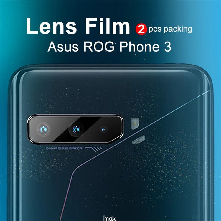 IMAK 2Pcs/Pack High Definition Camera Lens Film for Asus ROG Phone 3 ZS661KS - Image 6