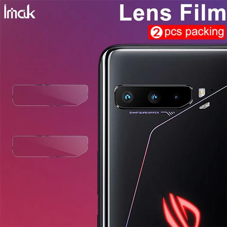 IMAK 2Pcs/Pack High Definition Camera Lens Film for Asus ROG Phone 3 ZS661KS - Image 8