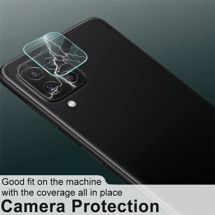 IMAK 2Pcs / Pack High Definition Lens Film for Samsung Galaxy A22 4G (EU Version) Scratch Resistant Tempered Glass Camera Lens Protector - Image 7