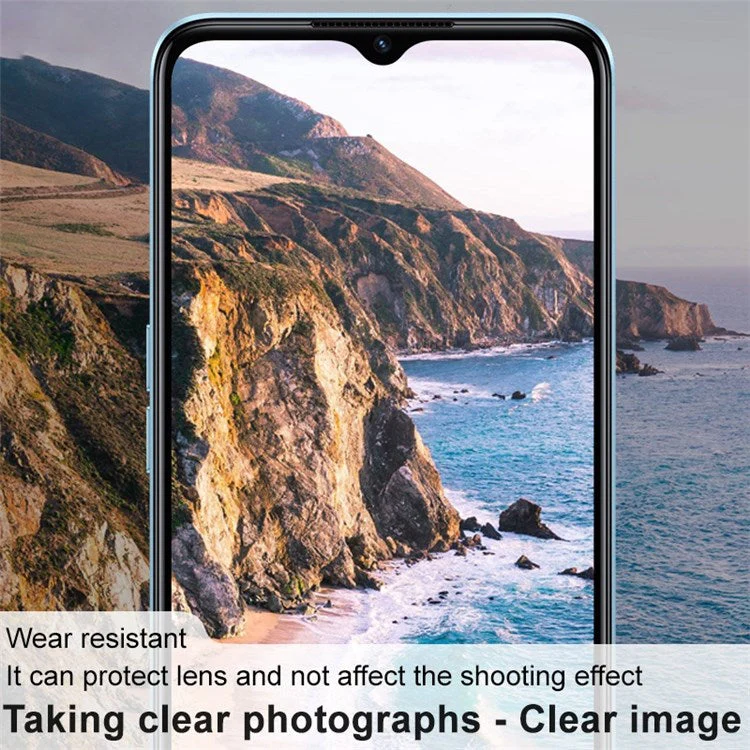 IMAK Camera Lens Protector for Oppo A57 (2022) 5G / A77 5G, Ultra Clear Tempered Glass Lens Film + Acrylic Lens Cap - Image 6