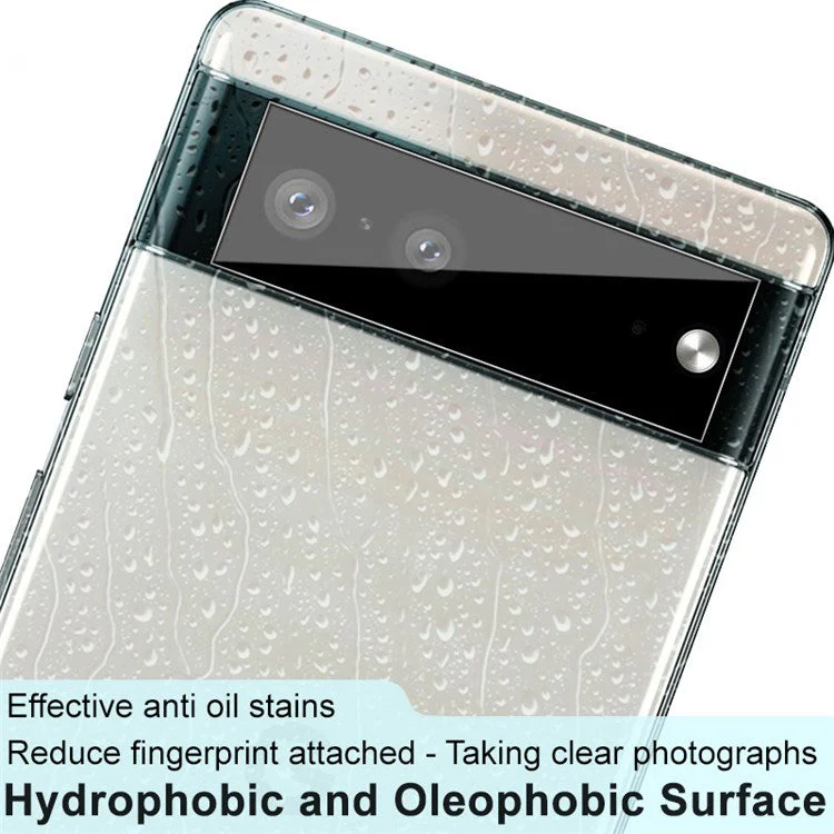 IMAK For Google Pixel 7 5G HD Clear Camera Lens Protector Anti-Scratch  Tempered Glass Lens Film (Black Version) - Image 5