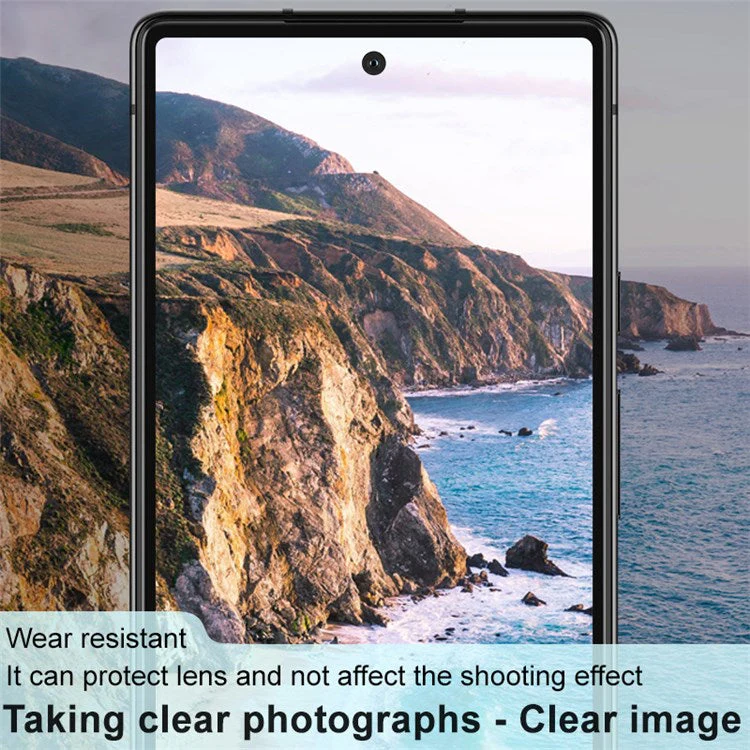 IMAK For Google Pixel 7 5G HD Clear Camera Lens Protector Anti-Scratch  Tempered Glass Lens Film (Black Version) - Image 6