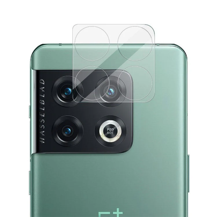 IMAK For OnePlus 10 Pro Anti-stains Ultra Thin HD Full Coverage Tempered Glass Camera Lens Film + Acrylic Lens Cap - Image 3