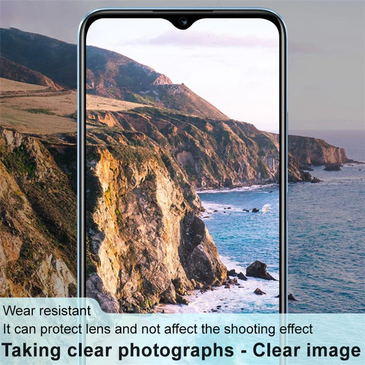 IMAK For Realme Narzo 50A Ultra Clear Tempered Glass Film Wear-resistant Camera Lens Protector (Black Version) - Image 6
