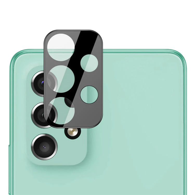 IMAK for Samsung Galaxy A53 5G Anti-Scratch HD Tempered Glass Film Camera Cover Lens Protector (Black Version) - Image 4