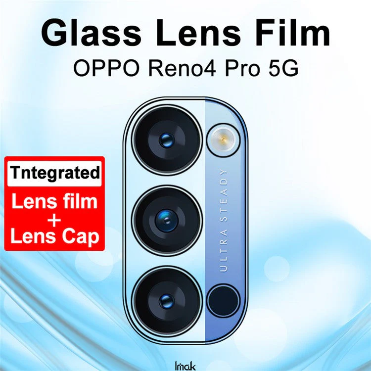 IMAK Glass Lens Film Integrated Lens Film + Lens Cap for Oppo Reno4 Pro 5G - Image 6