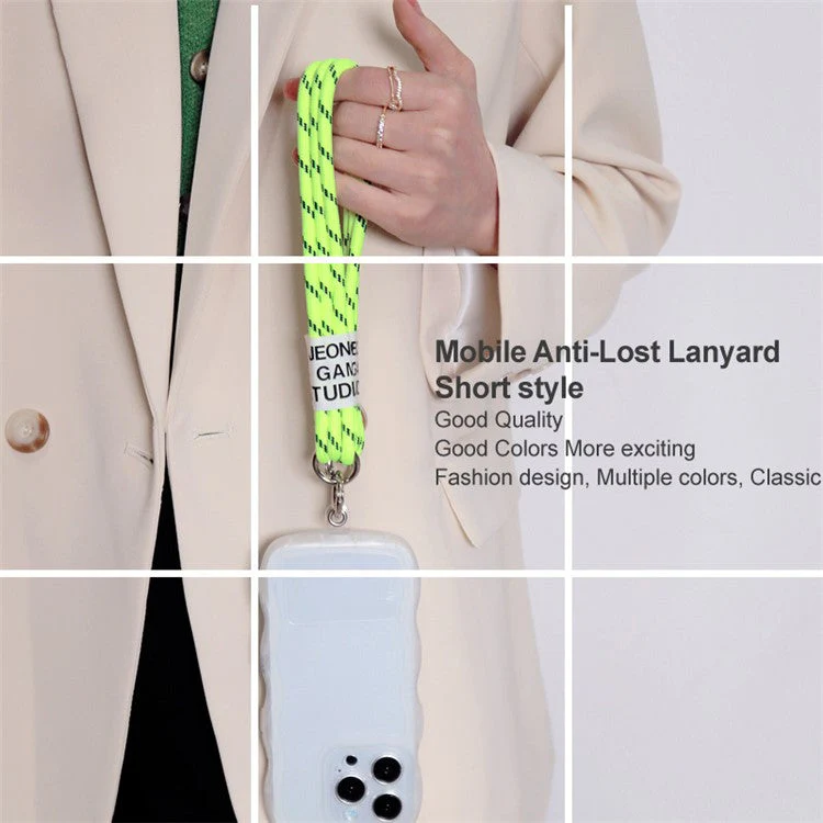 IMAK Phone Wrist Strap Detachable Cellphone Lanyard Anti-lost Wristlet Strap with Phone Patch, Short Style - Green - Image 7