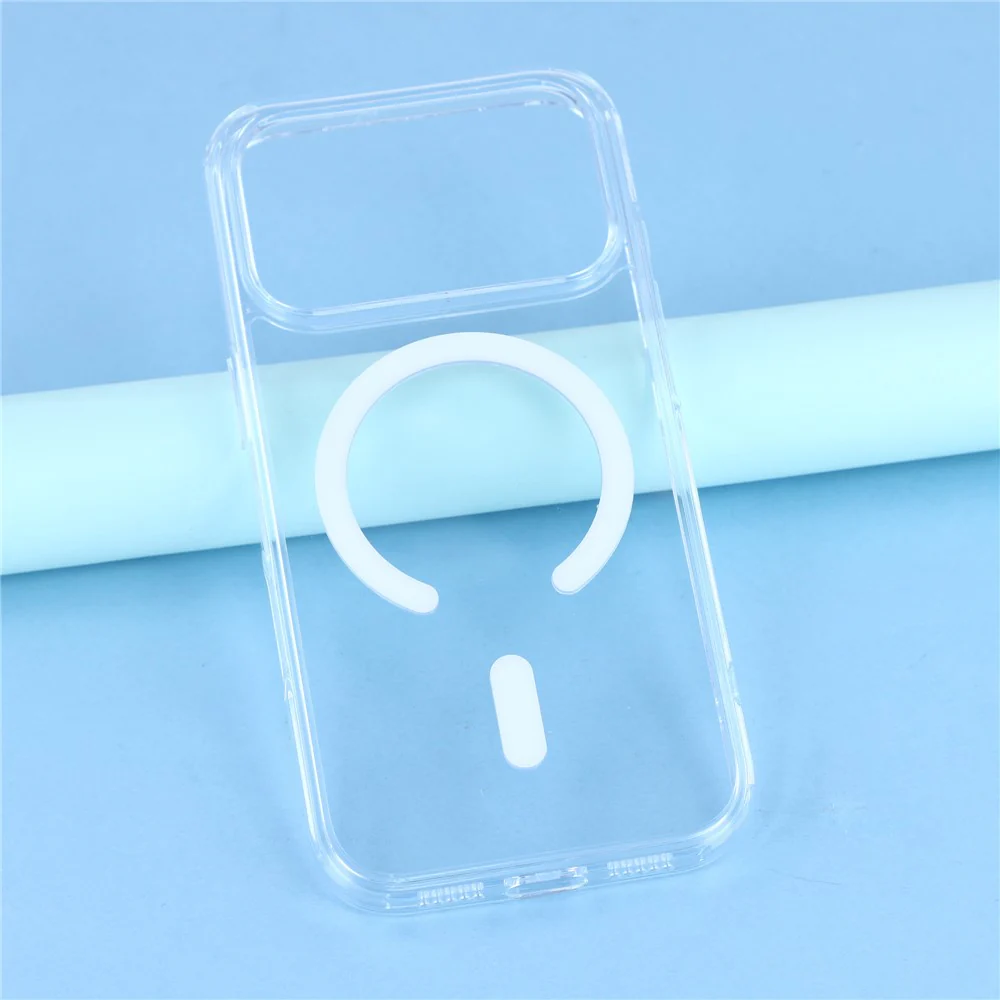 JAUCASE For iPhone 17 Pro Max Case Compatible with MagSafe Crystal Clear TPU PC Phone Back Cover - Image 7