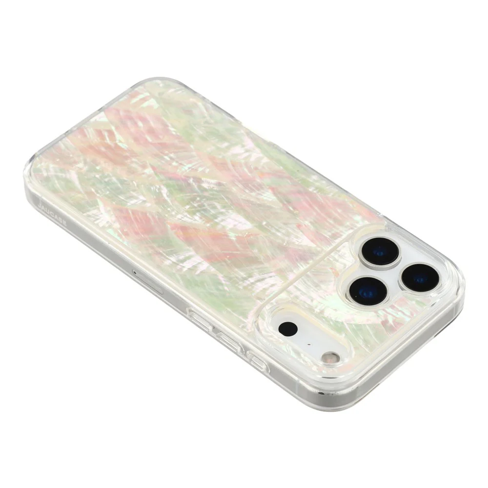 JAUCASE For iPhone 17 Pro Max Magnetic Case Natural Seashell Design TPU Phone Back Cover - Seashell Color - Image 6