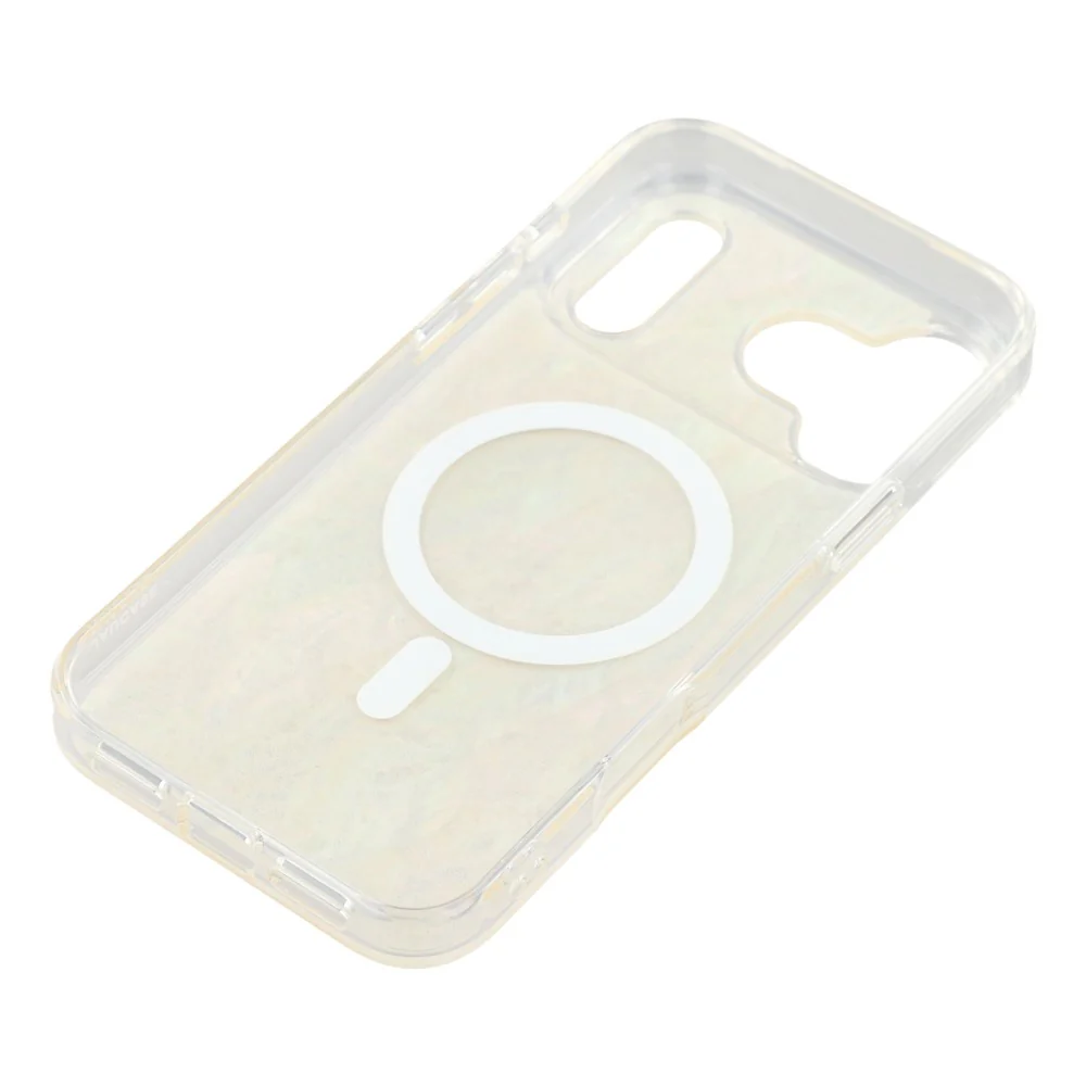 JAUCASE For iPhone 17 Pro Max Magnetic Case Natural Seashell Design TPU Phone Back Cover - Seashell Color - Image 7