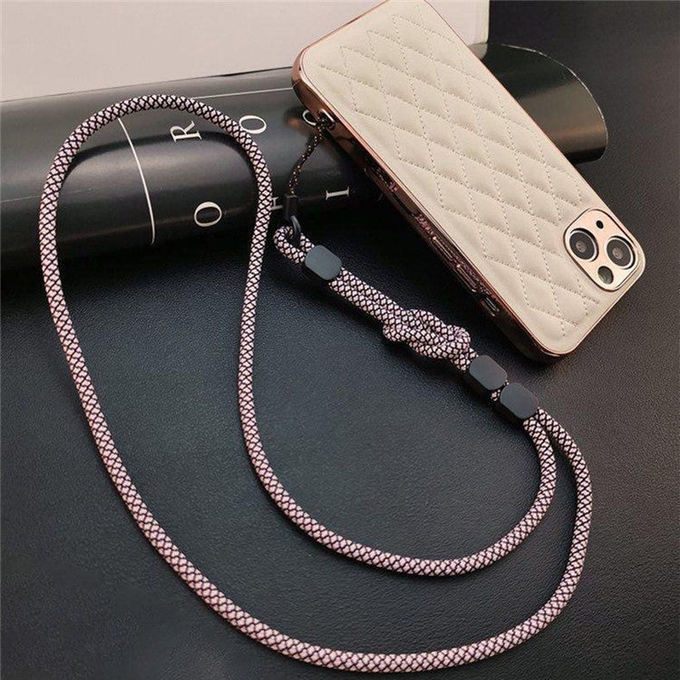 JLC-810 Universal Phone Lanyard Polyester Neck Strap Detachable Wristlet Strap Dual Use - Artistic Wine Red - Image 8