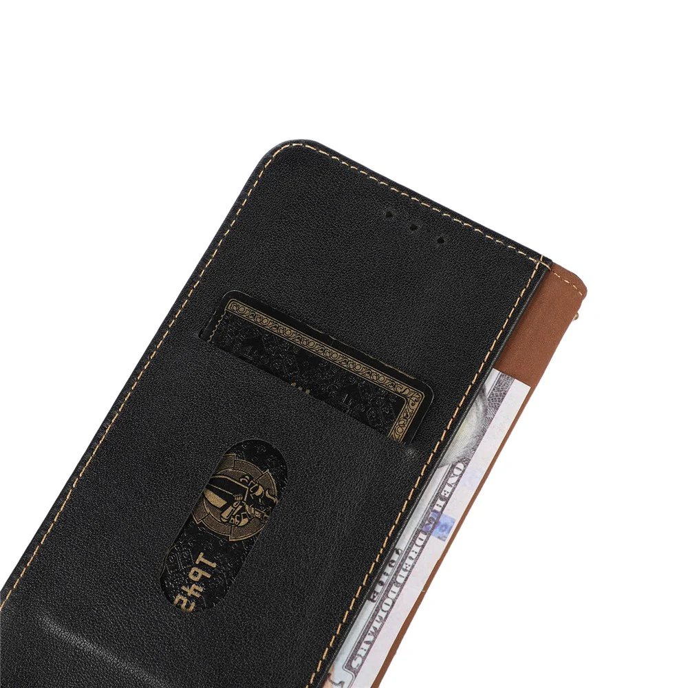 KHAZNEH For iPhone 17 Pro Max Case Wallet Genuine Cow Leather Phone Cover Nappa Texture - Black - Image 4