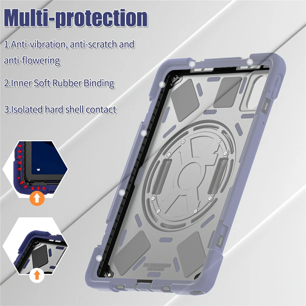 Kickstand Case for Lenovo Pad 11 2025 TB-335FC / 2024 / Tab K11 Gen 2 TB336 / K11 TB-330XU / P11 Gen 2 / M11 TB-330FU 331FC / Zhaoyang K10 Cover - Navy Blue - Image 7