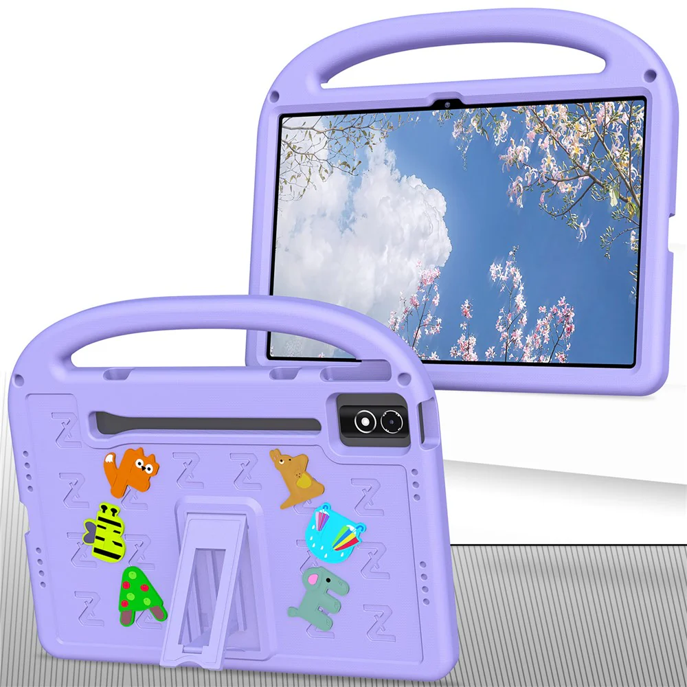 Kickstand EVA + PC Tablet Case with Shoulder Strap For Lenovo Tab P12 / Xiaoxin Pad Pro 12.7 (2025) / Xiaoxin Pad Plus 12.7 / Yoga Pad Pro - Purple - Image 5