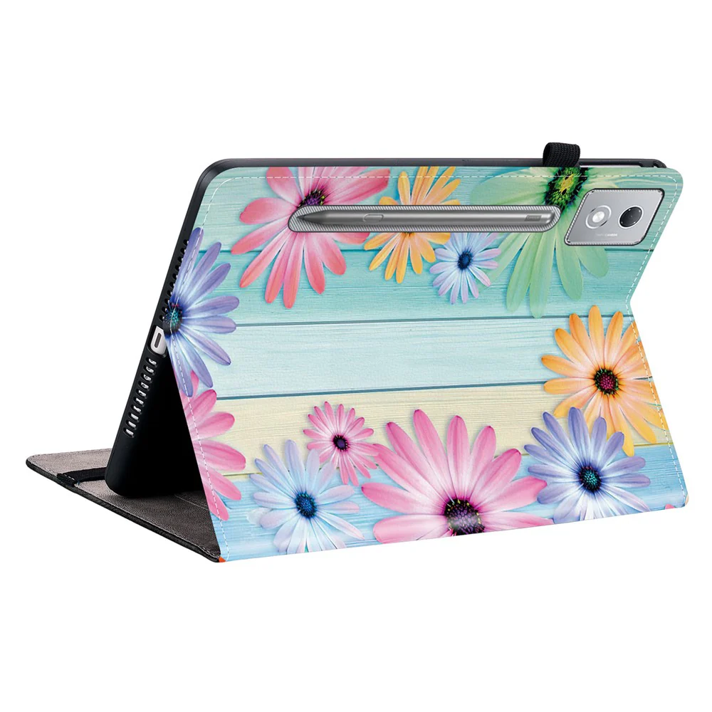 Leather Case For Lenovo Idea Tab Pro / Tab P12 Pro 12.7 2025 / Xiaoxin Pad Pro 12.7 (2025) Pattern Printed Stand Tablet Cover - Sunflower - Image 4