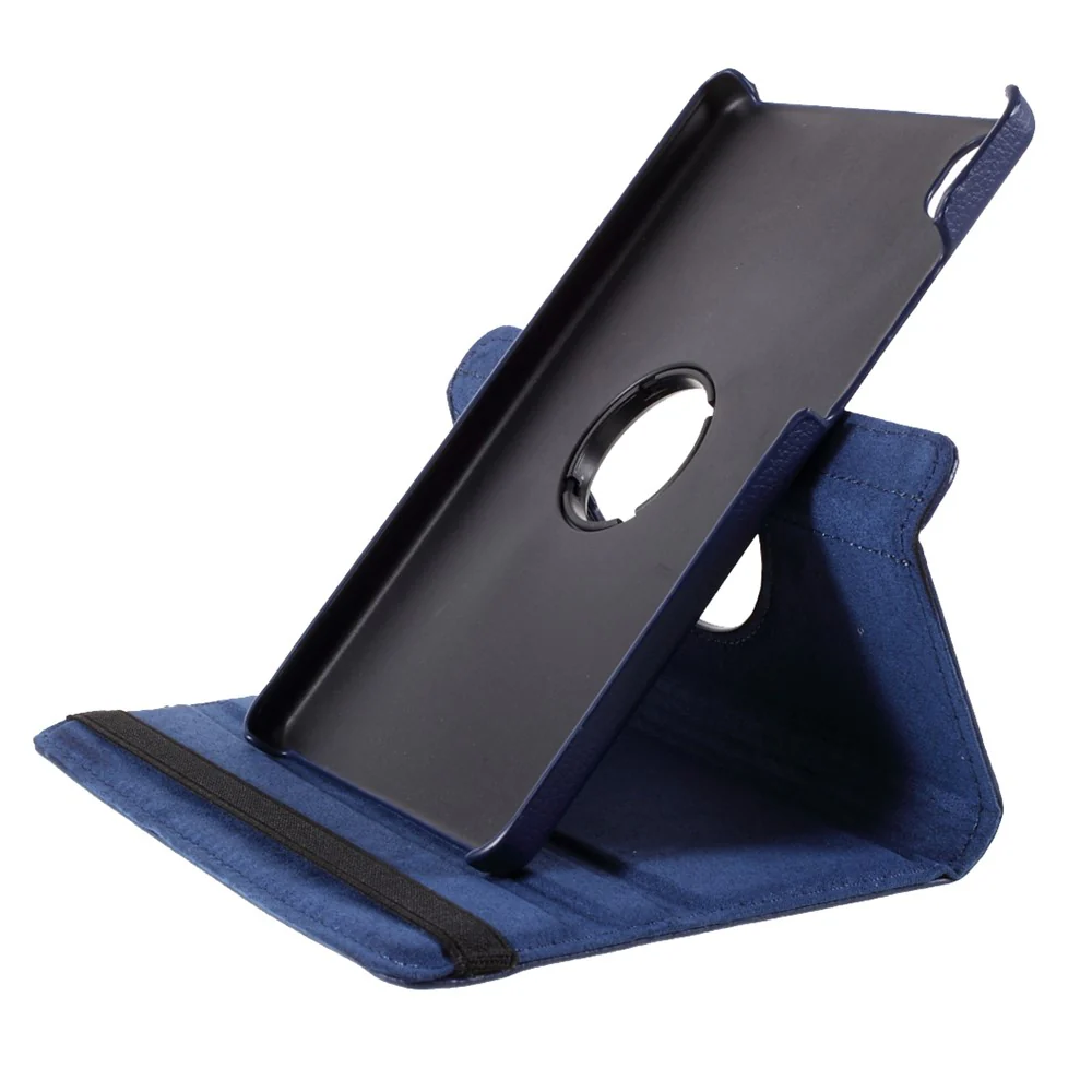 Leather Case with Rotating Stand Cover for Lenovo Tab M8 (1st Gen) HD8505/M8 (2nd Gen) HD8705 - Dark Blue - Image 8