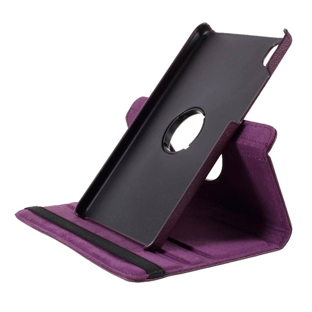 Leather Case with Rotating Stand Cover for Lenovo Tab M8 (1st Gen) HD8505/M8 (2nd Gen) HD8705 - Purple - Image 8