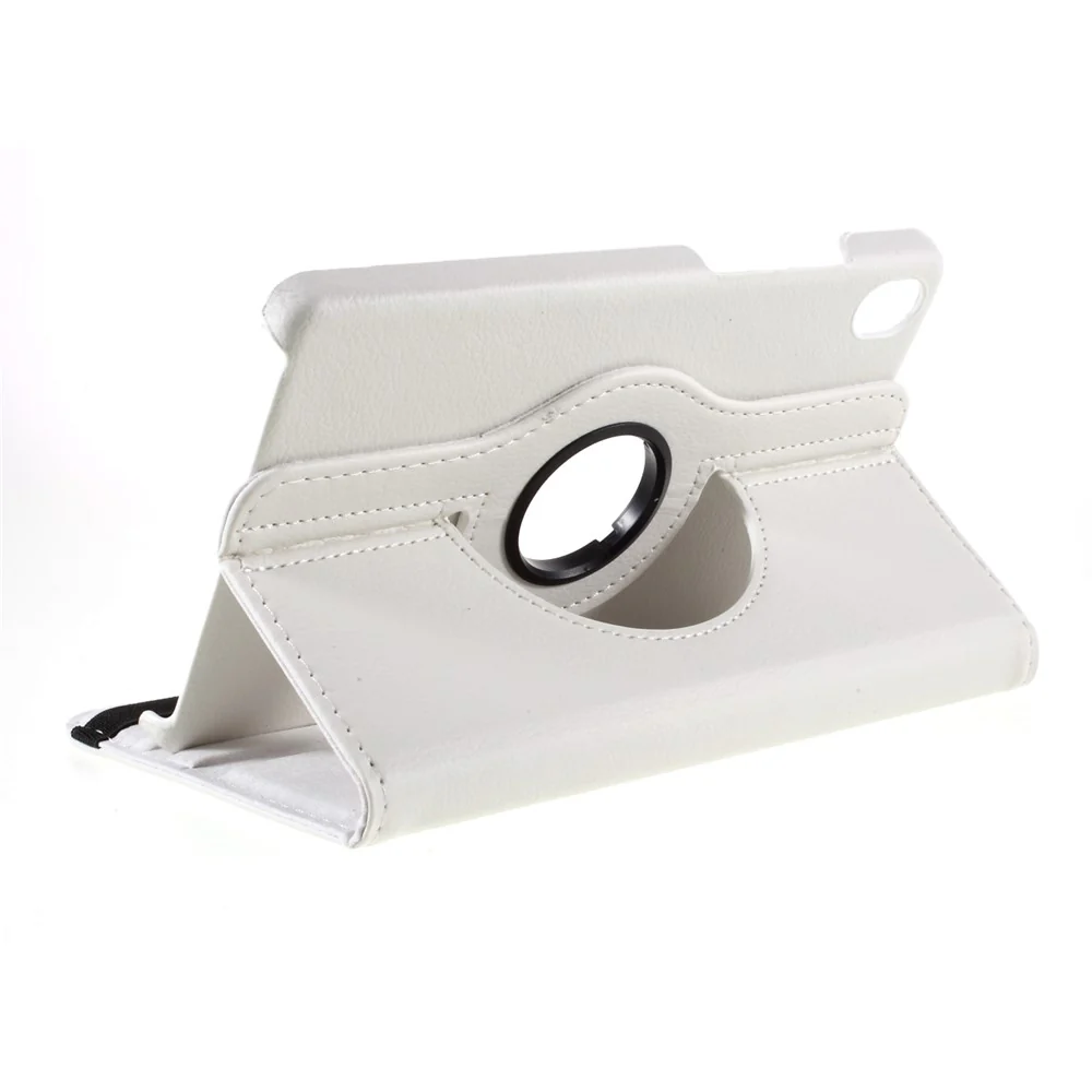 Leather Case with Rotating Stand Cover for Lenovo Tab M8 (1st Gen) HD8505/M8 (2nd Gen) HD8705 - White - Image 7