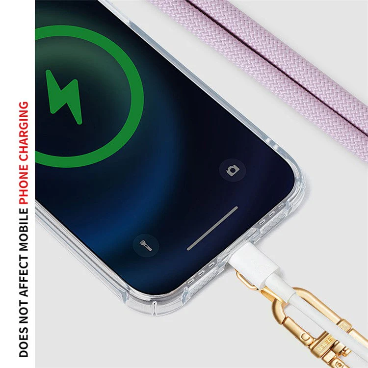 LEEU DESIGN Climbing Series 85cm Phone Lanyard Cell Phone Crossbody Neck Rope - Blue - Image 2
