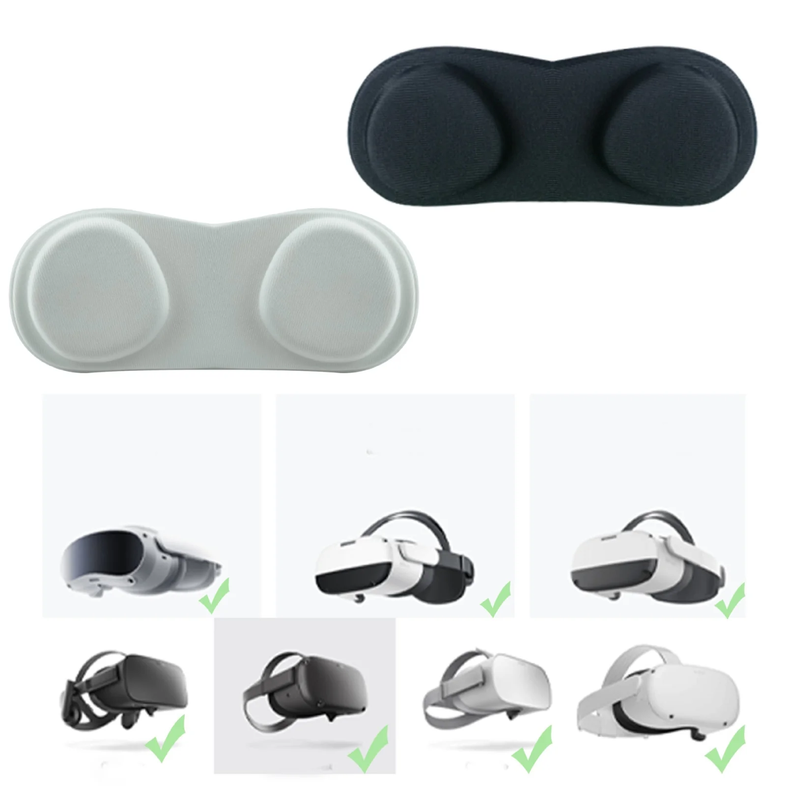 Lens Protective Cover For Meta Quest 3 / Quest 2 / Quest Pro / Pico 4(Black) - Image 2