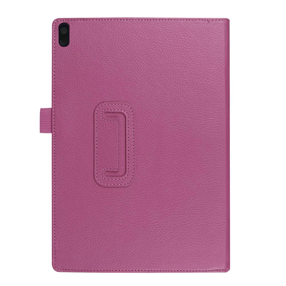 Litchi Grain Universal PU Leather Case with Stand for Lenovo Tab 4 10 Plus / Tab 4 10 - Purple - Image 3