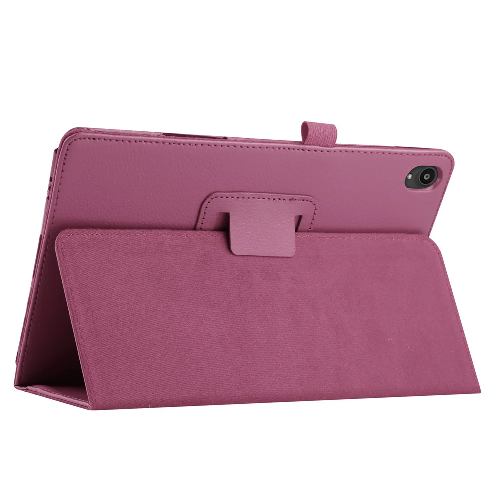 Litchi Texture Leather Tablet Case with Stand for Lenovo Tab P11 / P11 5G 11 inch TB-J606F / J606X - Purple - Image 7