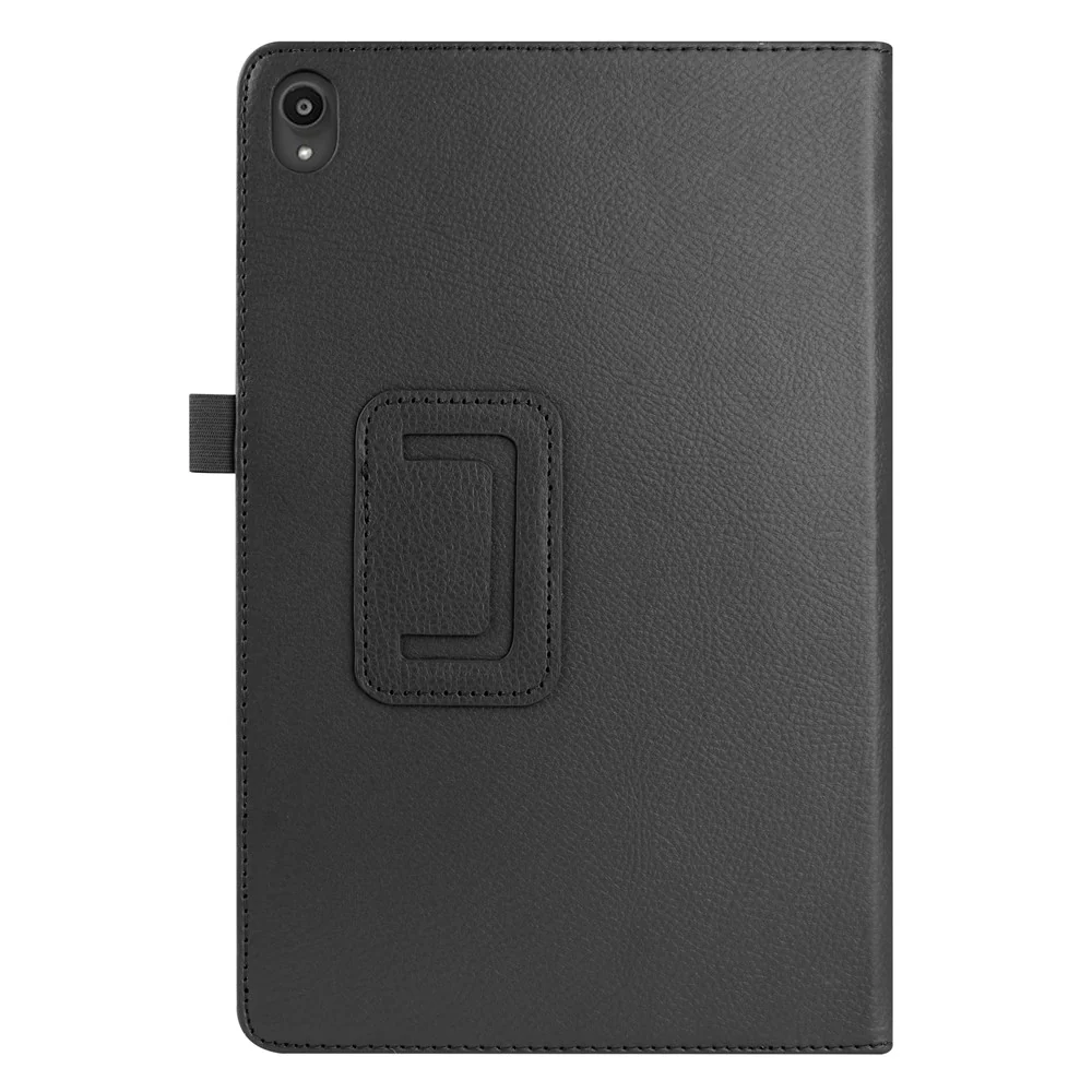 Litchi Texture Leather Tablet Case with Stand for Lenovo Tab P11 Pro 2020 11.5 TB-J706F/J706L - Black - Image 3