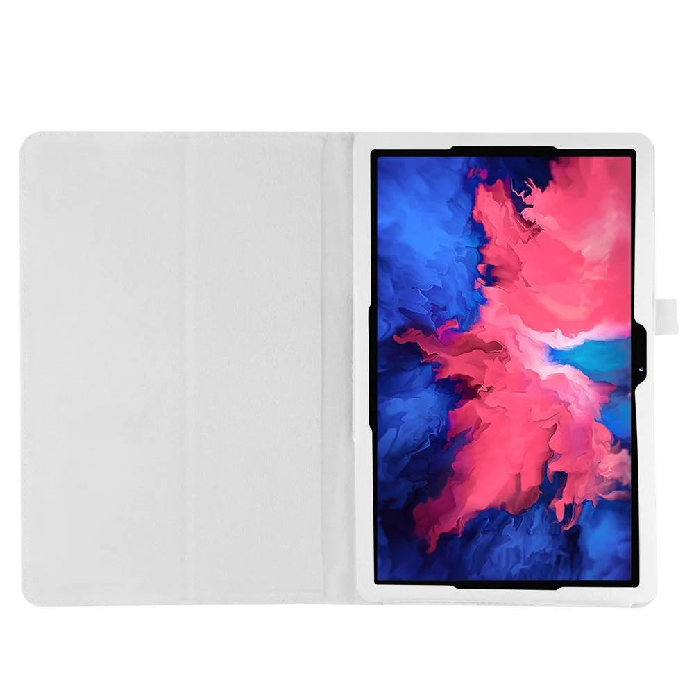 Litchi Texture Leather Tablet Case with Stand for Lenovo Tab P11 Pro 2020 11.5 TB-J706F/J706L - White - Image 6
