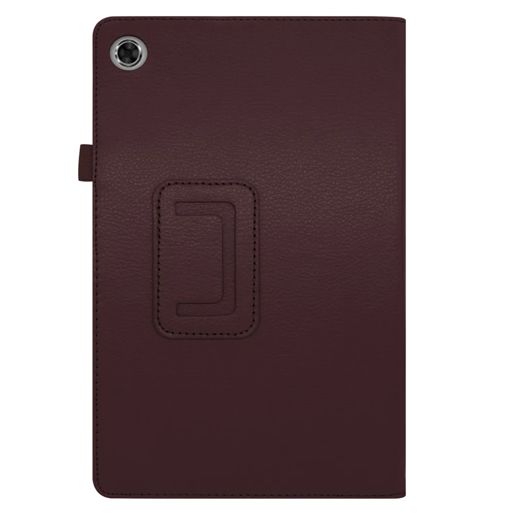 Litchi Texture PU Leather Tablet Case Cover with Stand for Lenovo Tab M10 HD Gen 2 - Brown - Image 6
