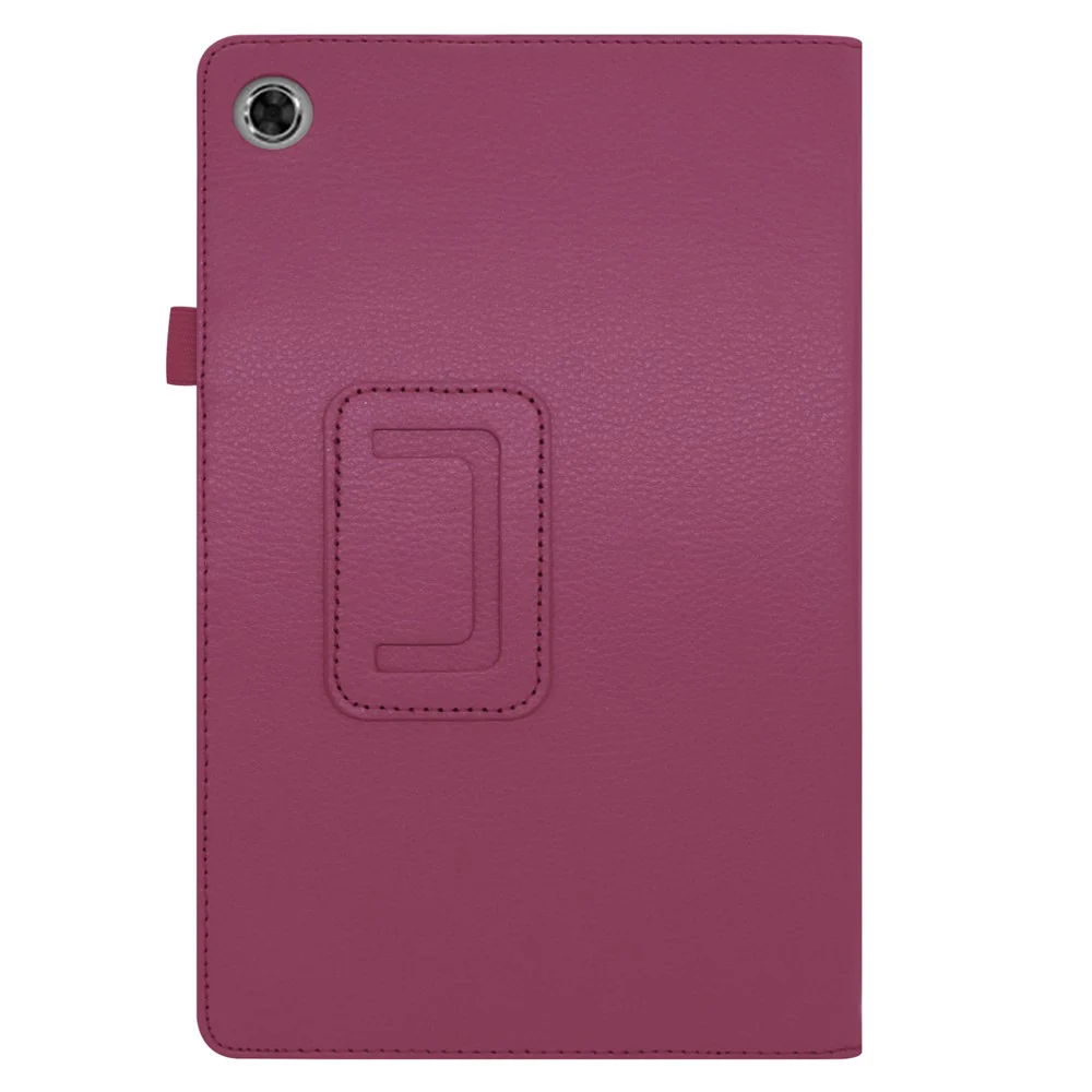 Litchi Texture PU Leather Tablet Case Cover with Stand for Lenovo Tab M10 HD Gen 2 - Purple - Image 6