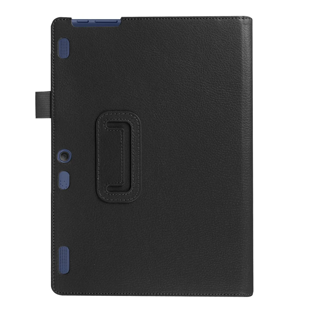 Litchi Texture Smart Leather Case for Lenovo Tab 2 A10-30 X30F - Black - Image 3