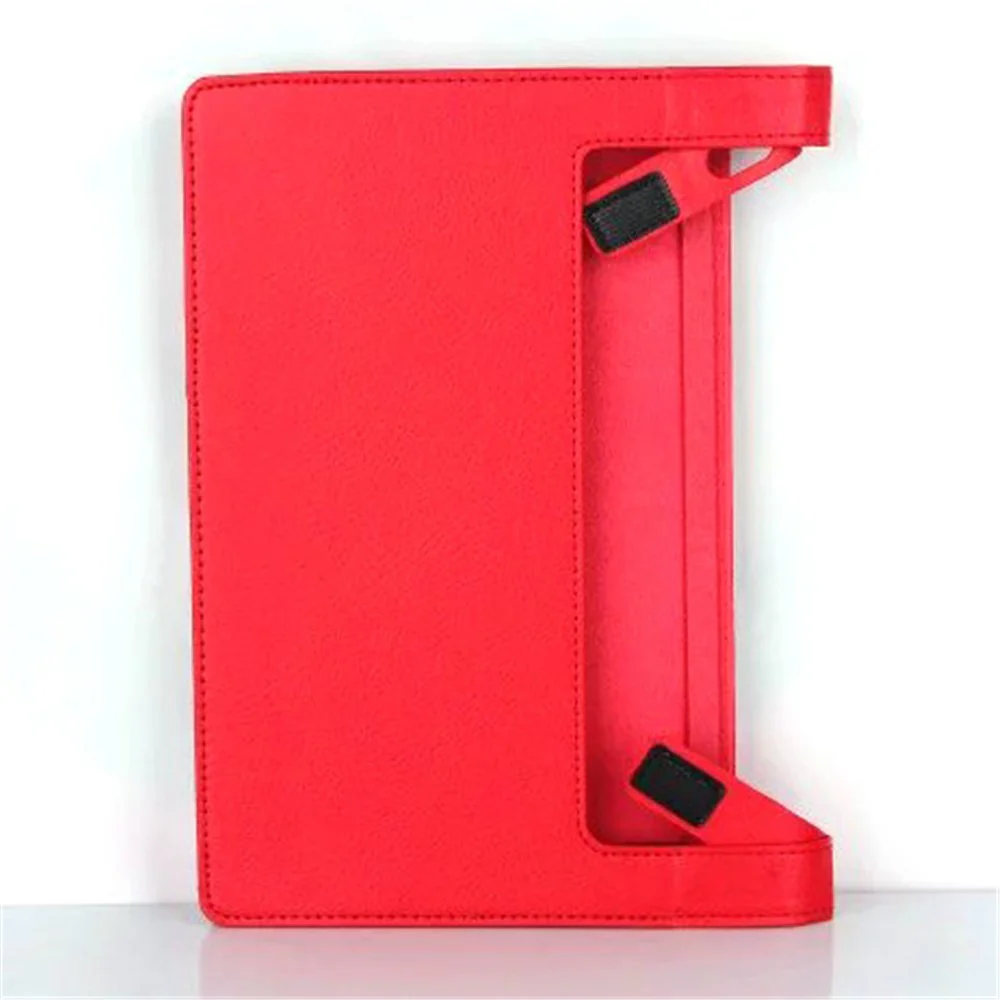 Lychee Texture PU Leather Cover Case for Lenovo Yoga Tab 3 10 (10.1-inch) - Red - Image 2