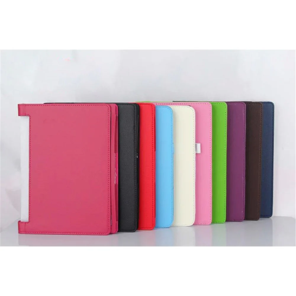 Lychee Texture PU Leather Cover Case for Lenovo Yoga Tab 3 10 (10.1-inch) - Red - Image 6