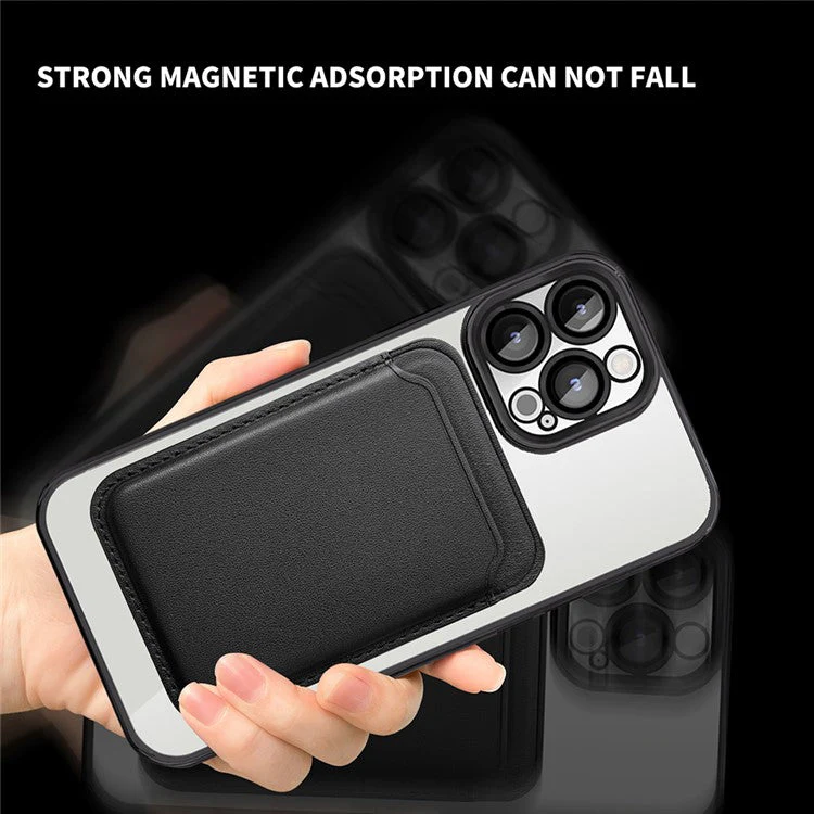 Magnetic Phone Wallet Secure Credit Card Holder Compatible with MagSafe for Back Of Phone - Sapphire - Image 5