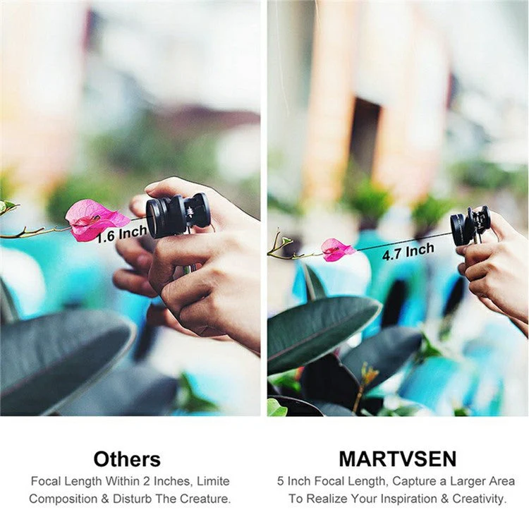 MARTVSEN M1 Macro Lens for Smartphone Universal Distortion Free 10X Magnification Close Up Lens - Image 6