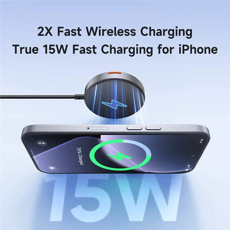 MCDODO CH-550 15W Magnetic Phone Wireless Charger with Foldable Stand - Image 3