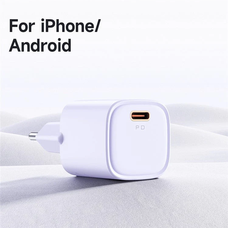 MCDODO Nano Series PD 20W Phone Fast Charging Adapter Singe Type-C Port Wall Charger - Black / EU Plug - Image 6